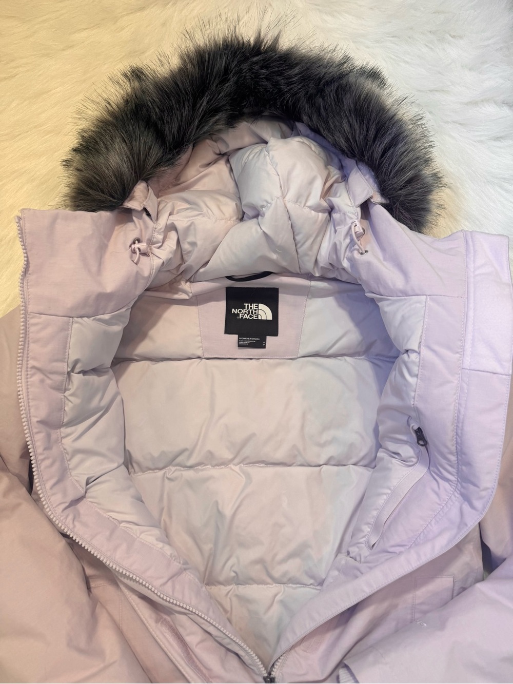 North Face Arctic Parka Lavender Fog 💜 - Picture 4 of 6